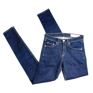 Rag & Bone High Rise Skinny Women's Dark Wash Blue Jeans Womens Size 26